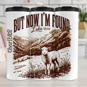 But Now I'm Found Sheep Thermal Tumbler