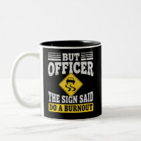 But Officer The Sign Said Do A Burnout Funny Car
