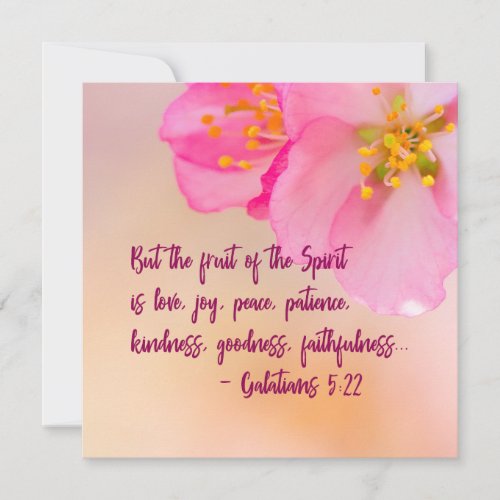 But The Fruit Of The Spirit Christian Floral