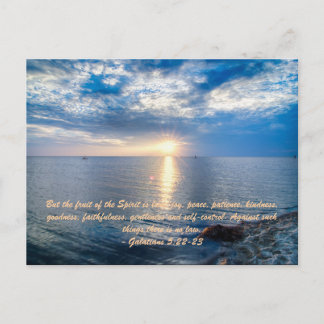 But the fruit of the Spirit is love, joy, peace, p Holiday Postcard