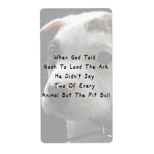 But The Pit Bull Label