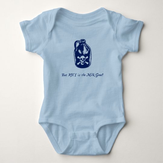 But WHY is the Milk Gone? Boy's Baby Bodysuit