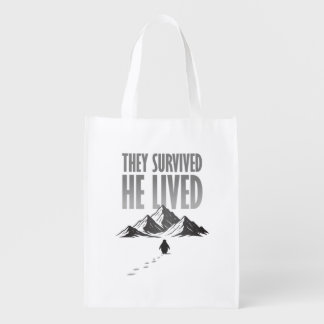 But Why Nihilist Penguin Motivation Grocery Bag