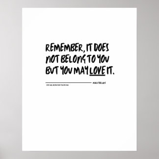 "But you may love it" Poster