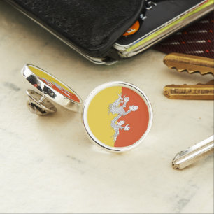 Butane flag lapel pin