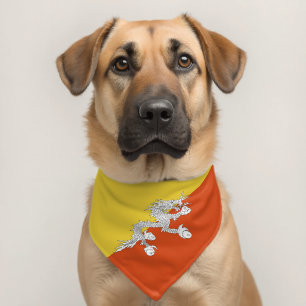 Butane flag pet bandana collar