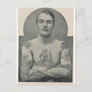 Butch Bruce, the tattooed Australian sailor Postcard