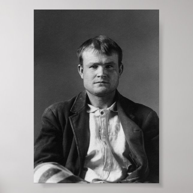 Butch Cassidy Mugshot Poster (Front)