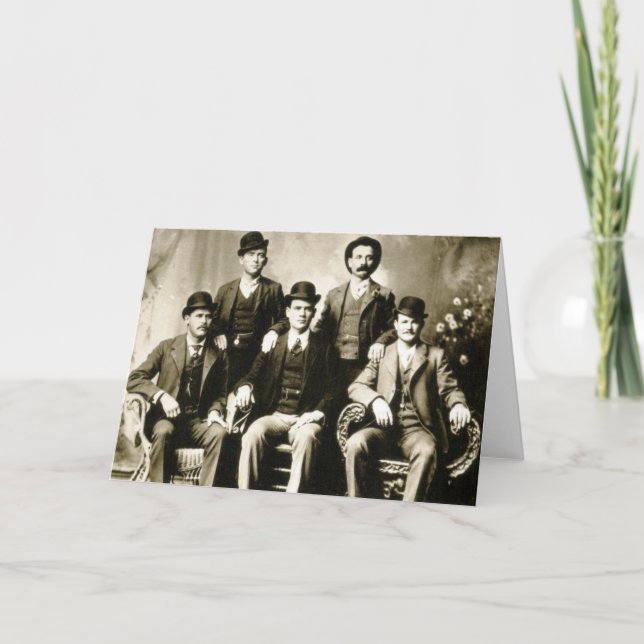 Butch Cassidy's Hole in the wall gang Card (Front)