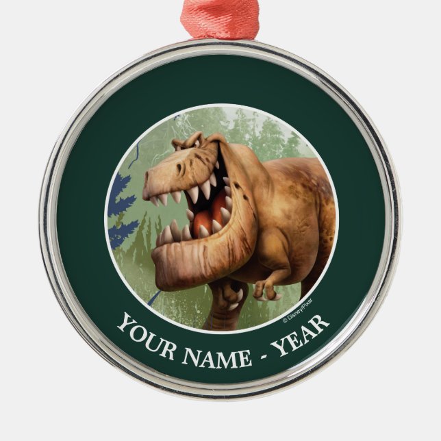 Butch Charging Metal Ornament (Front)