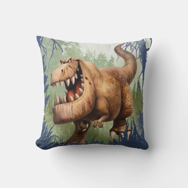 Butch Charging Throw Pillow (Front)