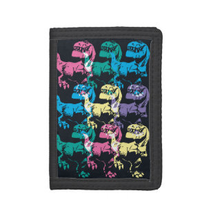 Butch Color Stamp Tri-fold Wallet