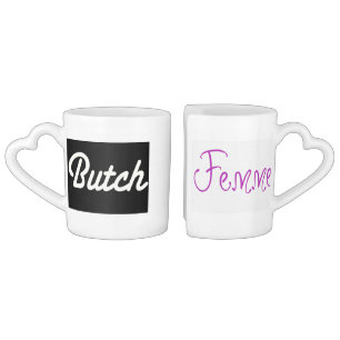 Butch + Femme Loving Couple Mug Set
