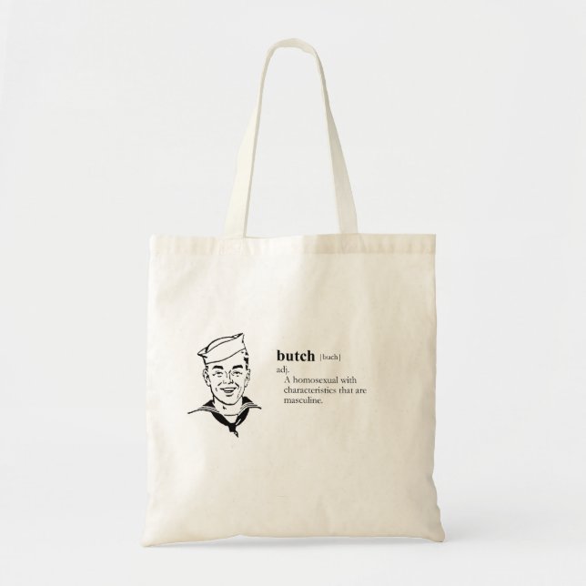 BUTCH gay Tote Bag (Front)