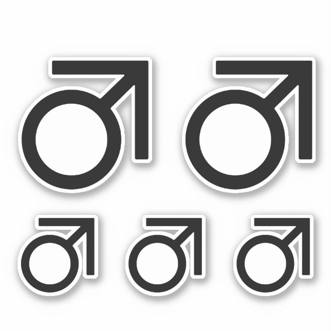 Butch Gender Symbol Sticker (Front)