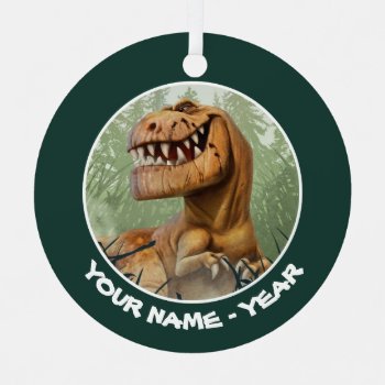 Butch In Forest Metal Ornament by gooddinosaur at Zazzle
