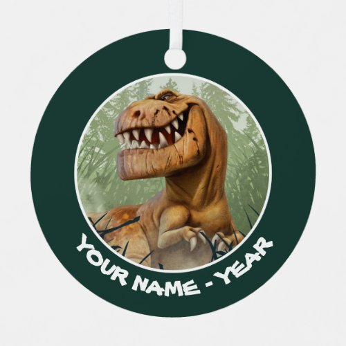 Butch In Forest Metal Ornament