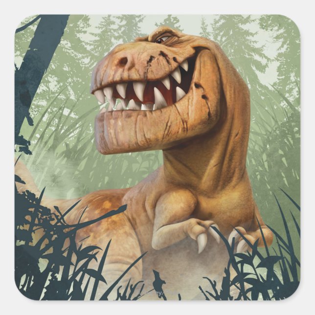 Butch In Forest Square Sticker (Front)