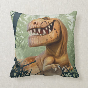 Butch In Forest Throw Pillow