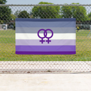 Butch Lesbian Love WLW Pride Banner