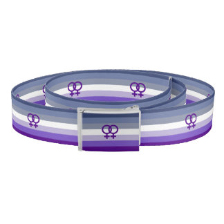 Butch Lesbian Love WLW Pride Belt