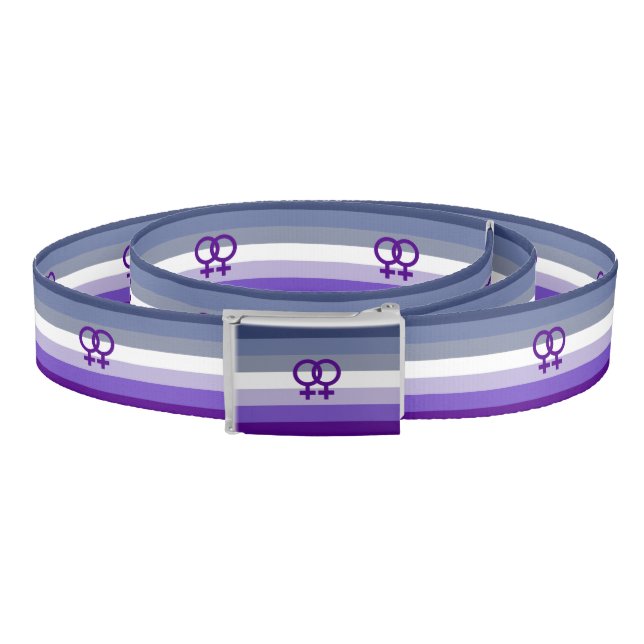 Butch Lesbian Love WLW Pride Belt (Coil)