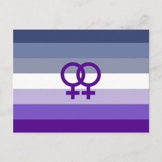 Butch Lesbian Love WLW Pride Postcard