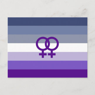 Butch Lesbian Love WLW Pride Postcard