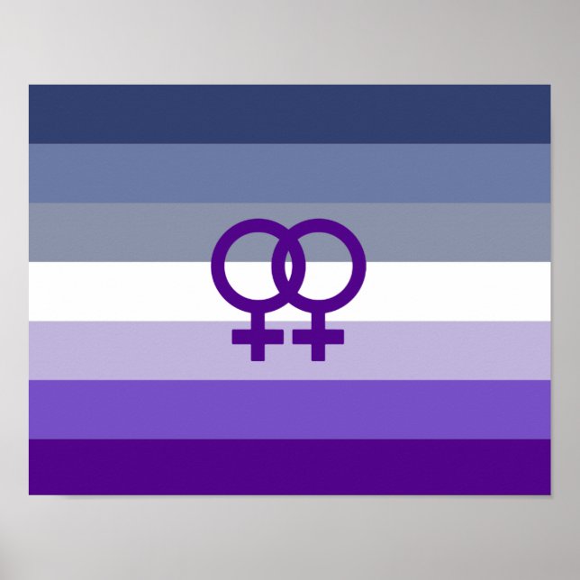 Butch Lesbian Love WLW Pride Poster (Front)
