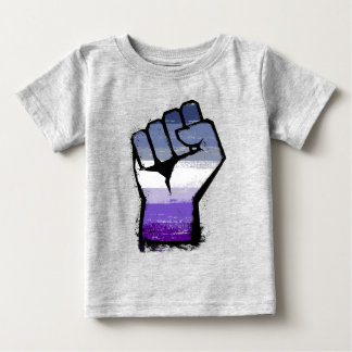 Butch Lesbian Pride Fist Baby T-Shirt