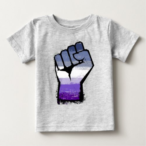 Butch Lesbian Pride Fist Baby T_Shirt