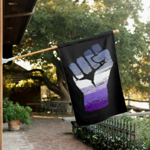 Butch Lesbian Pride Fist House Flag