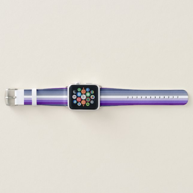 Butch Lesbian Pride Flag Apple Watch Band (Front)