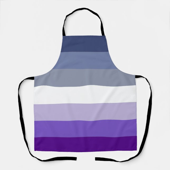 Butch Lesbian Pride Flag Apron (Front)