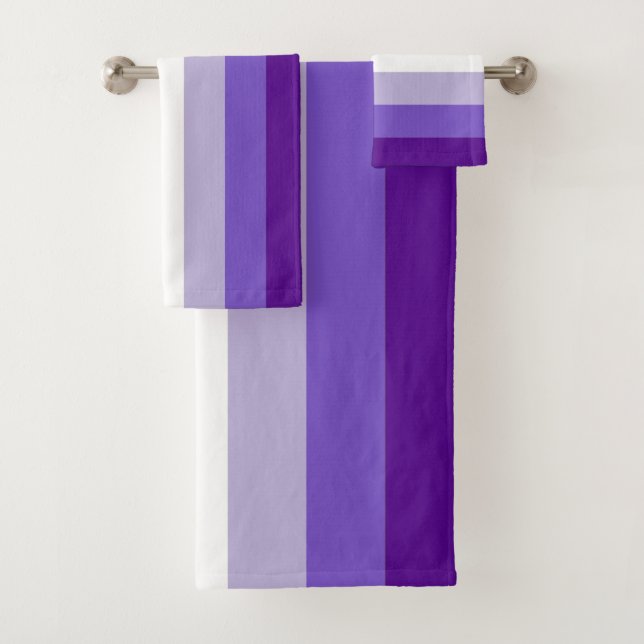 Butch Lesbian Pride Flag Bath Towel Set (Insitu)