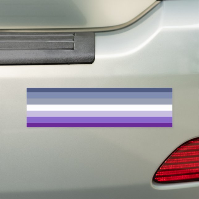 Butch Lesbian Pride Flag Car Magnet (In Situ)