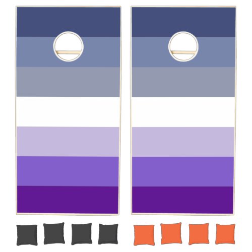 Butch Lesbian Pride Flag Cornhole Set