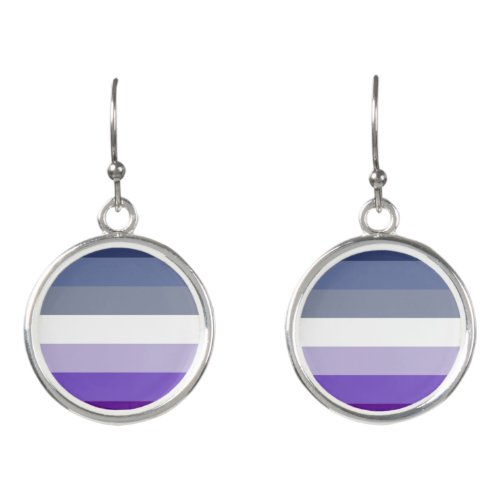 Butch Lesbian Pride Flag Earrings