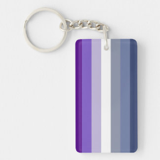 Butch Lesbian Pride Flag Keychain
