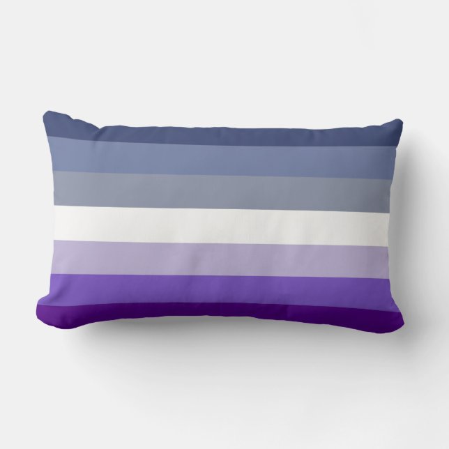 Butch Lesbian Pride Flag Lumbar Pillow (Front)