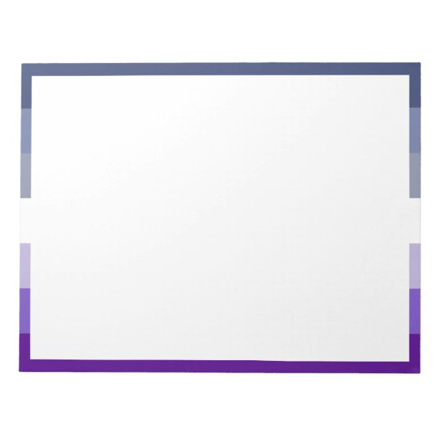 Butch Lesbian Pride Flag Notepad (Front)