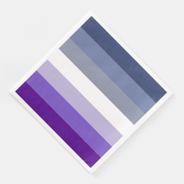 Butch Lesbian Pride Flag Paper Dinner Napkins (Corner)