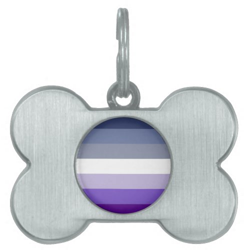 Butch Lesbian Pride Flag Pet ID Tag