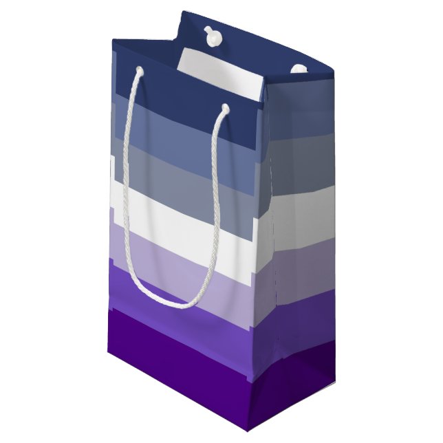 Butch Lesbian Pride Flag Small Gift Bag (Front Angled)