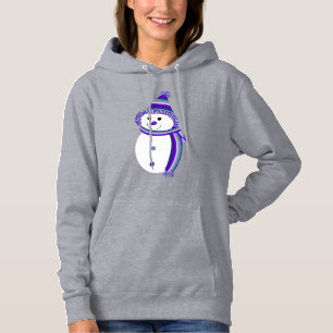 Butch Lesbian Pride Flag Snowman Snowperson Hoodie