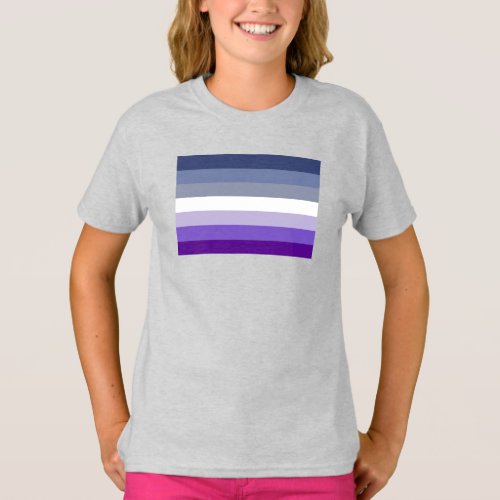 Butch Lesbian Pride Flag T_Shirt