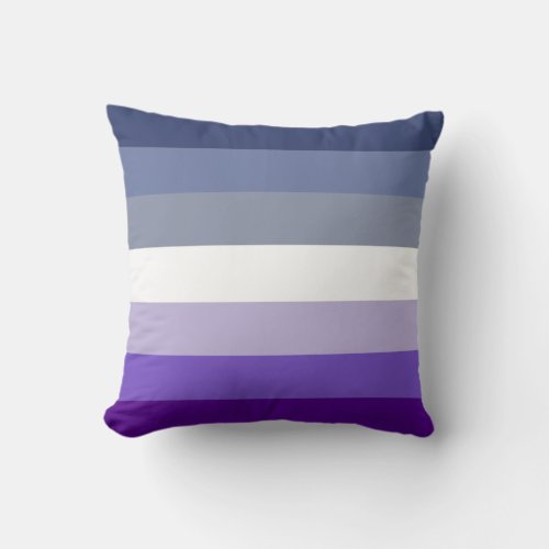 Butch Lesbian Pride Flag Throw Pillow