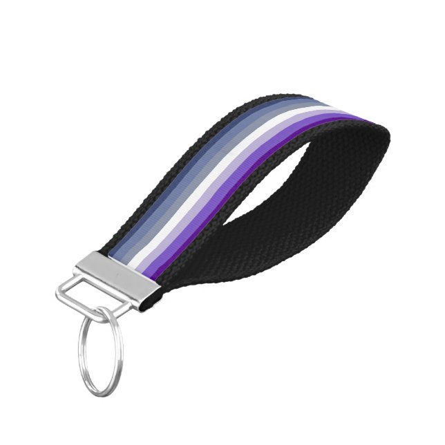 Butch Lesbian Pride Flag Wrist Keychain (Angled Down)