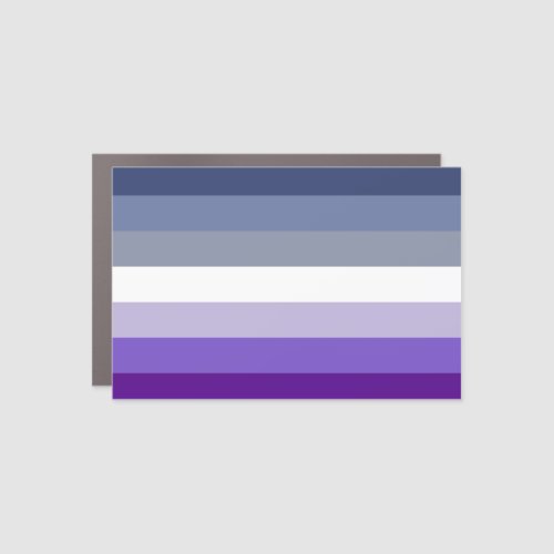 Butch Lesbian Pride House Flag Car Magnet