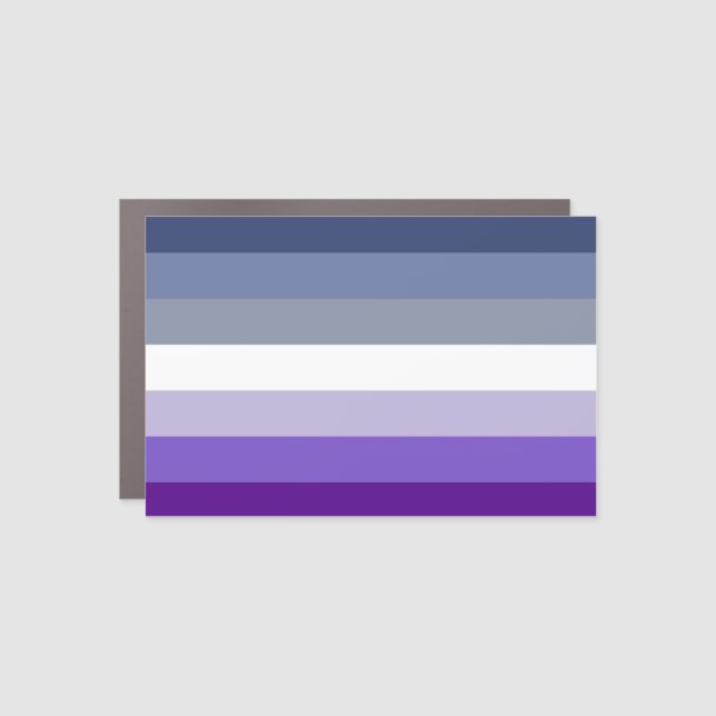Butch Lesbian Pride House Flag Car Magnet (Front)